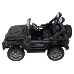 Elektrické autíčko Jeep Wrangler Rubicon Lift 4x4, 24V - čierne